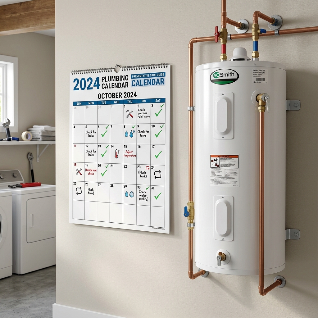Water Heater Maintenance Schedule Checklist (Seasonal Guide)