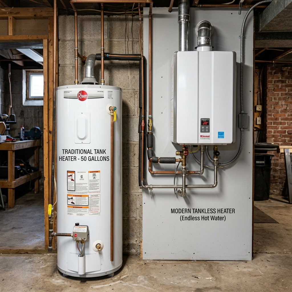 Tank vs. Tankless Water Heaters: Which One Is Right for Your Home?
